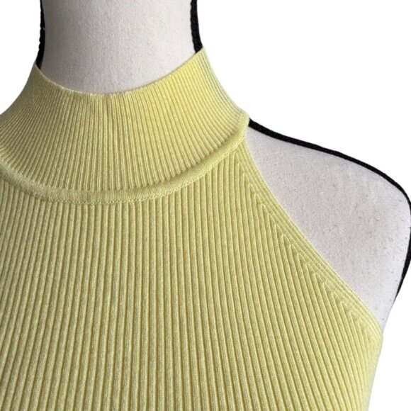 ZARA PASTEL YELLOW KNIT SLEEVLESS TOP, SZ. S - Picture 2 of 4